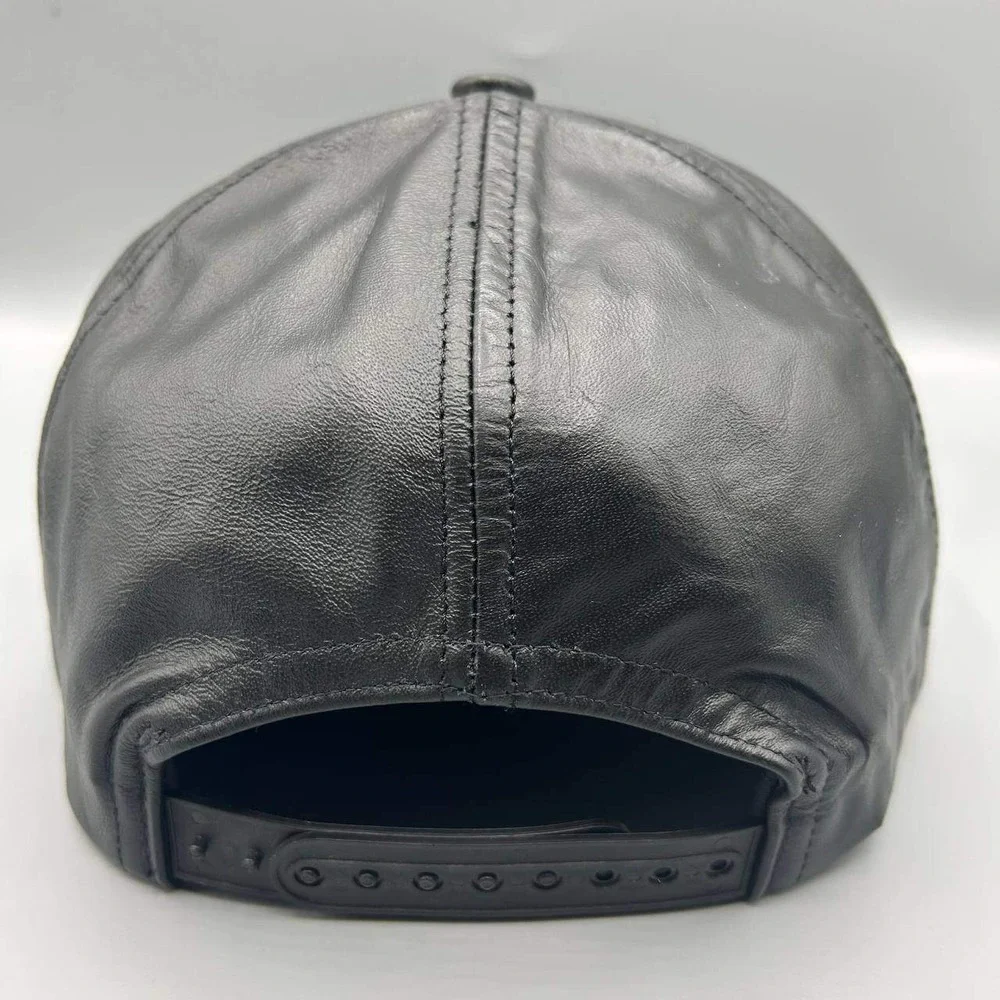 Boston Celtics NBA Hat‎ Men Black Green Leather Adidas Snap Back Cap